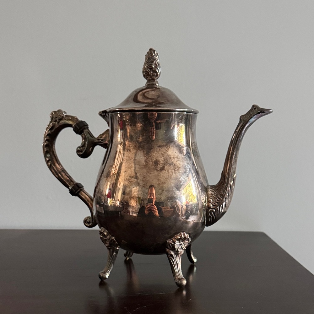 Elegant Silver Teapot
